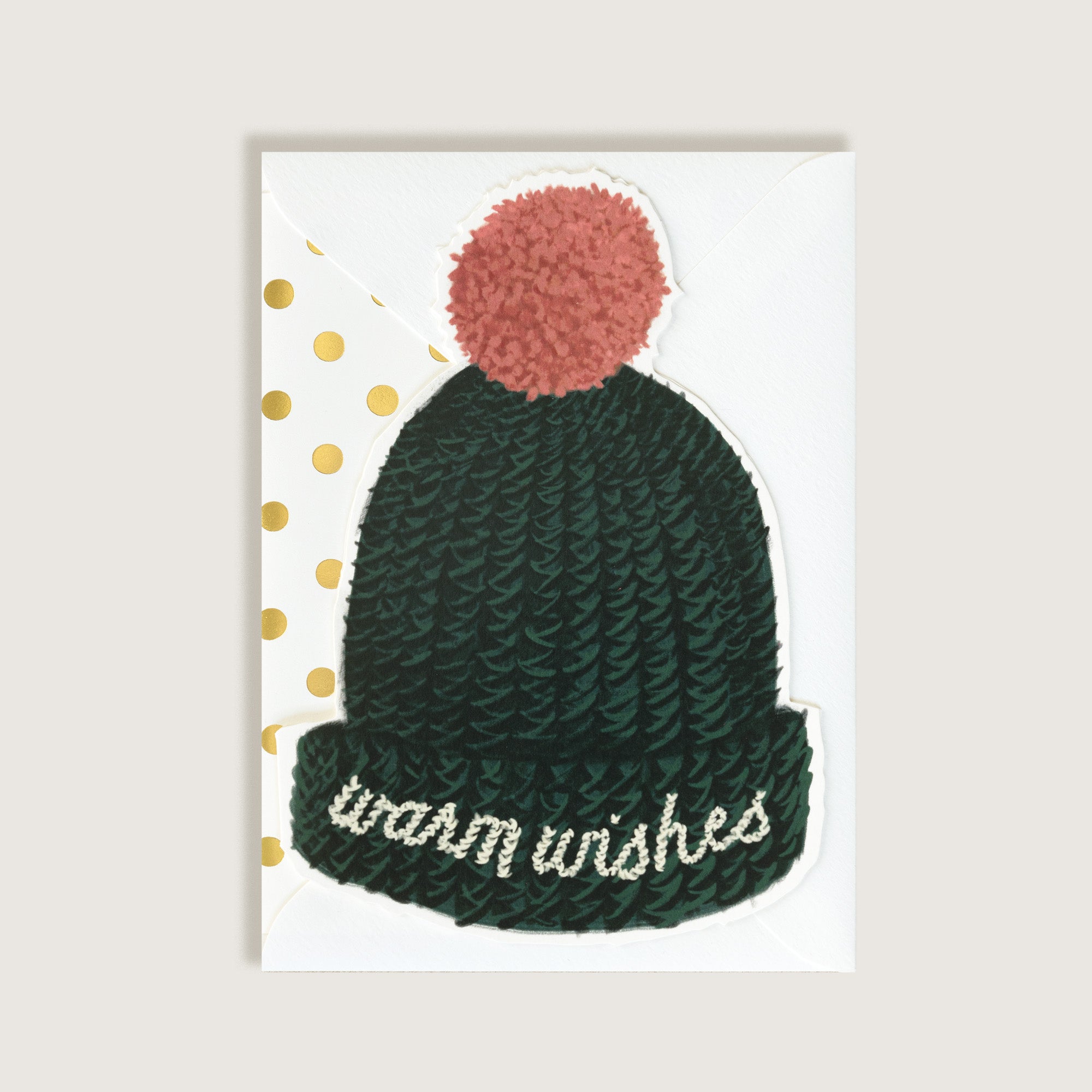 Warm Wishes Beanie Greeting Card