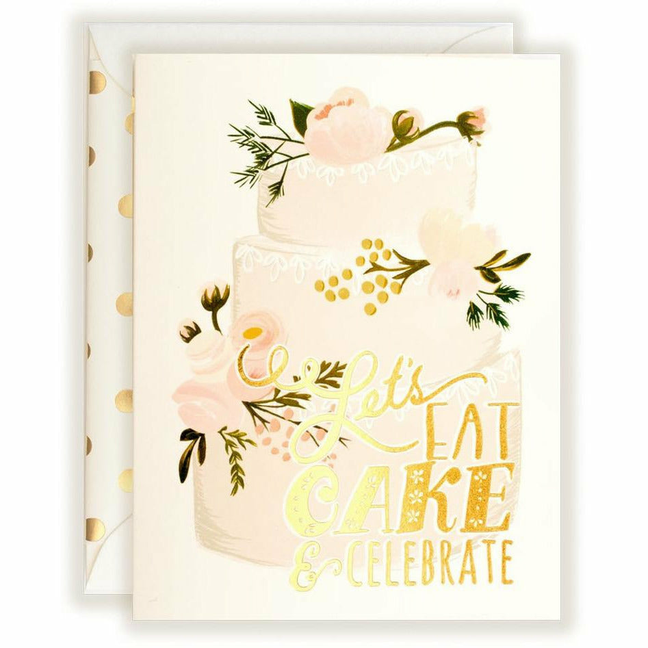 Let's Eat Cake & Celebrate Card - The First Snow