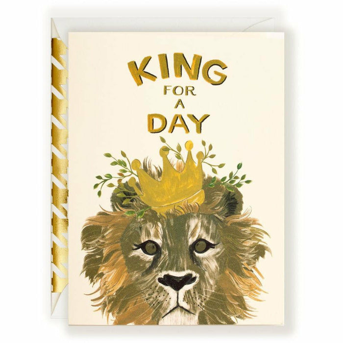 King for a Day Card - The First Snow