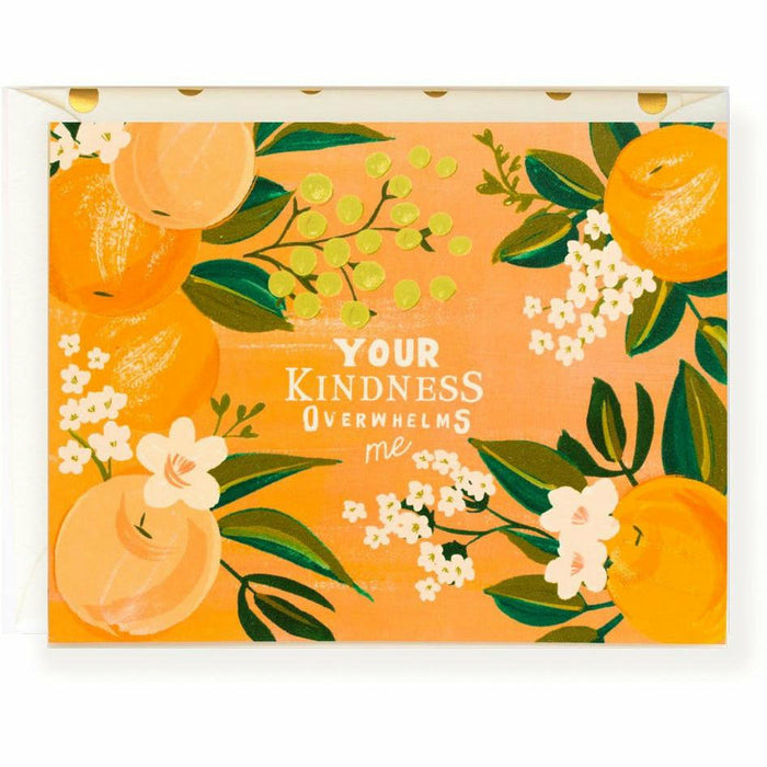Your Kindness Overwhelms Me Card - The First Snow