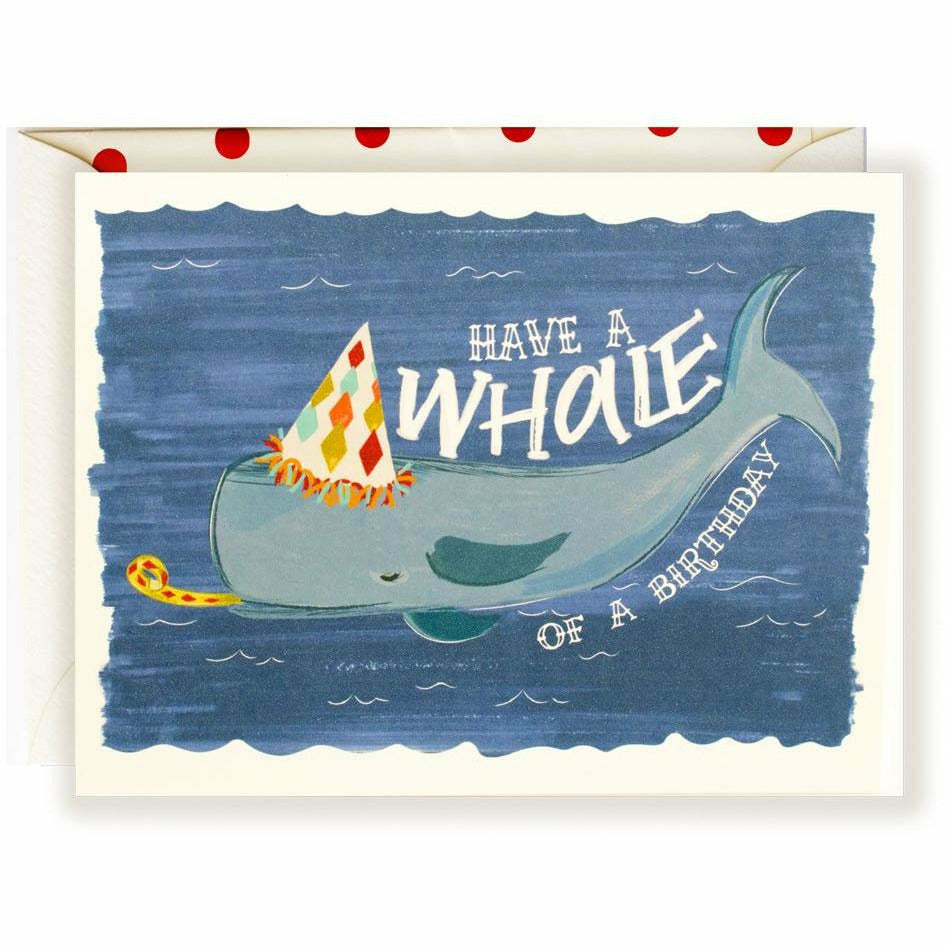 Have a Whale of a Birthday Card - The First Snow