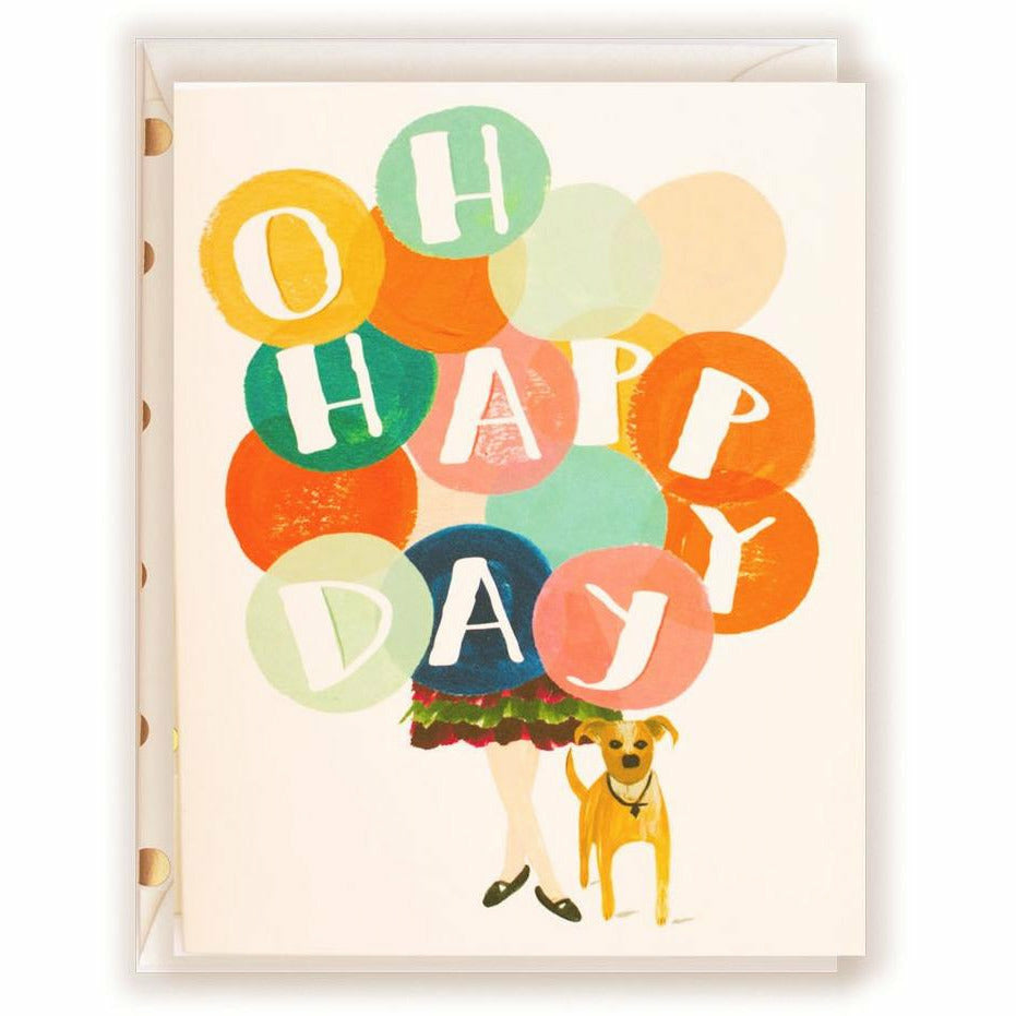 Oh Happy Day Greeting Card - The First Snow