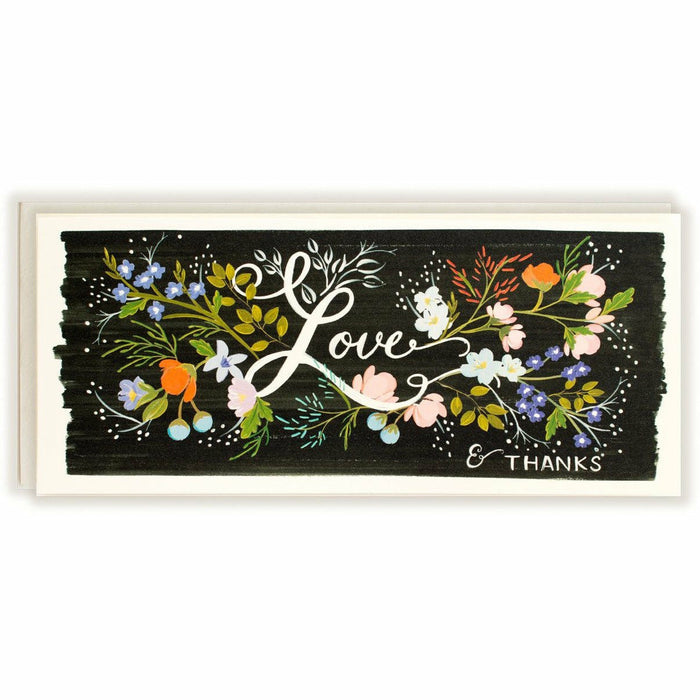 Love & Thanks Florals Card - The First Snow