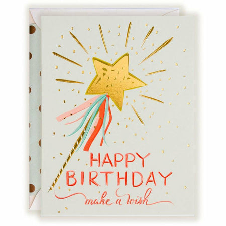 Make a Wish Birthday Card - The First Snow