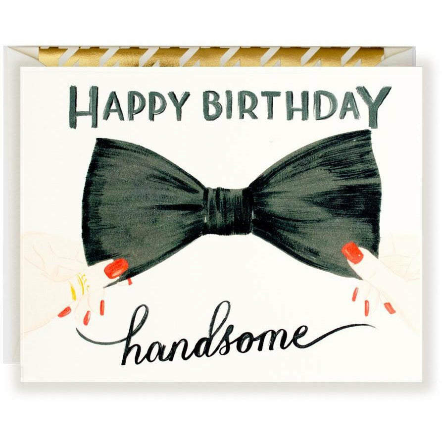 Happy Birthday Handsome Bow Tie - The First Snow