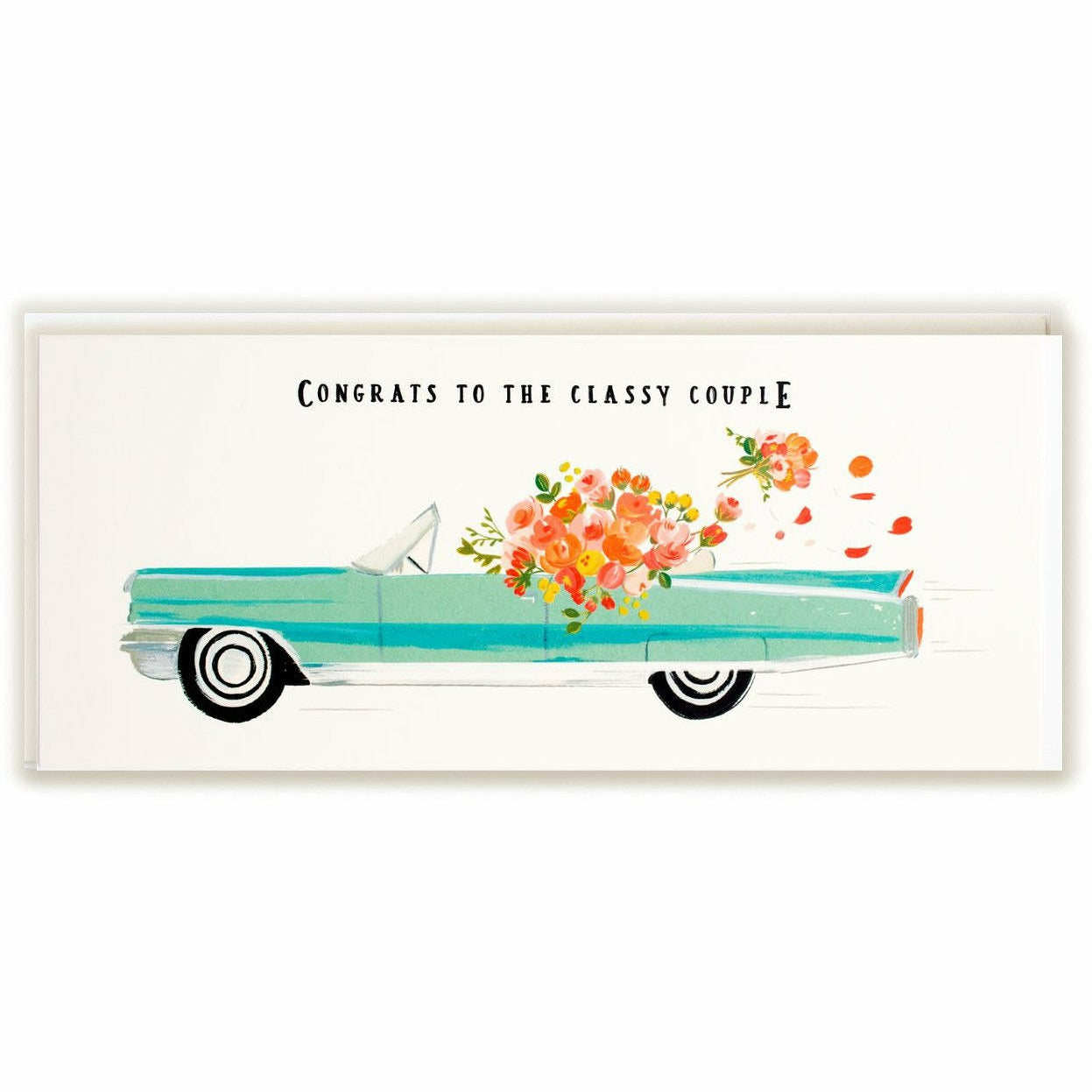 Congrats Classy Couple Card - The First Snow
