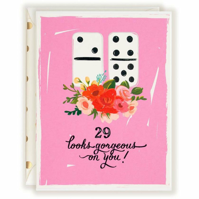 29 Looks Gorgeous on You ! Birthday card - The First Snow