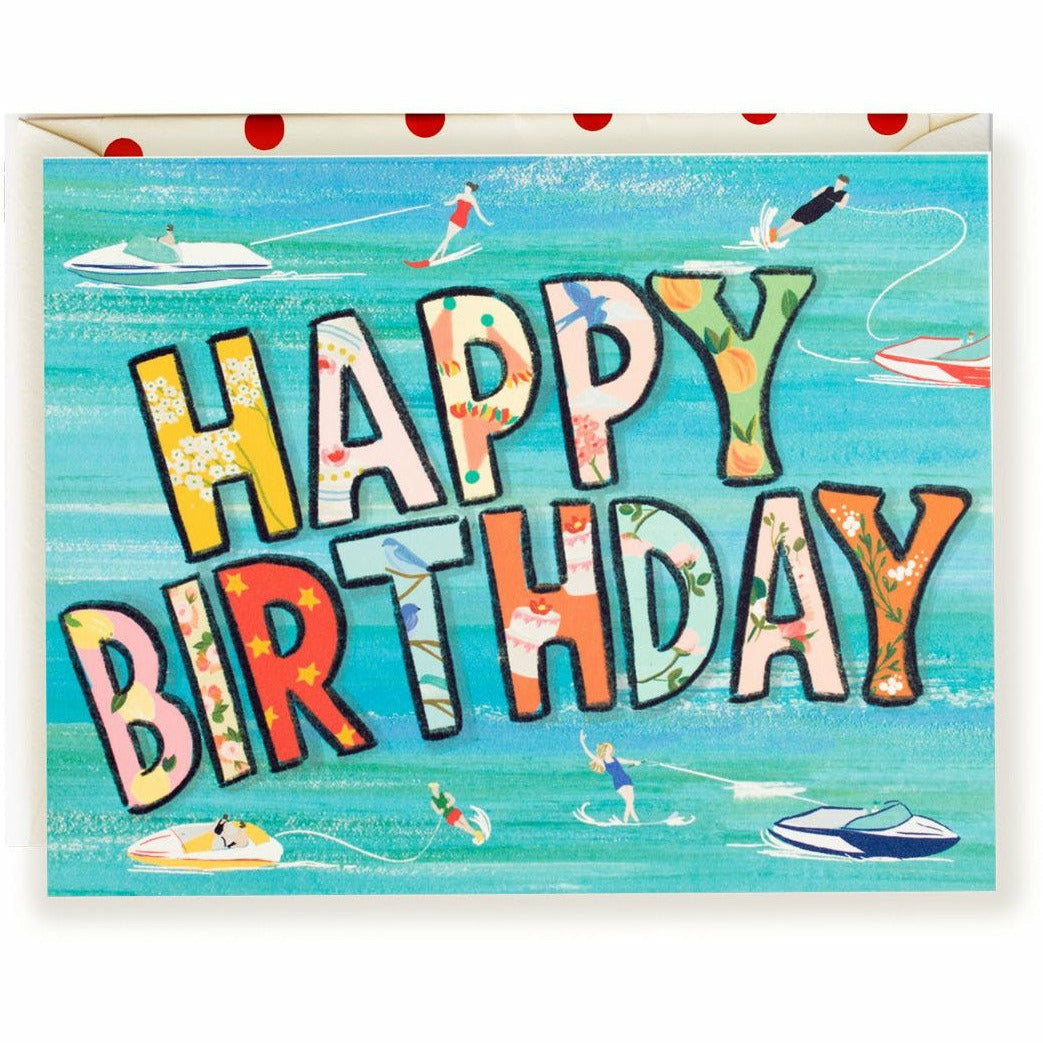 Happy Birthday Water rski - The First Snow