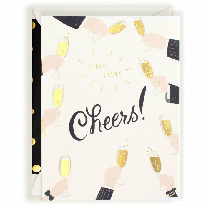 "Cheers!" Multipurpose Versatile Well-Wishing Card for Different Occasions - The First Snow