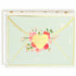 Shining Gold Foil and Flowers Beautiful Happy Birthday Card - The First Snow