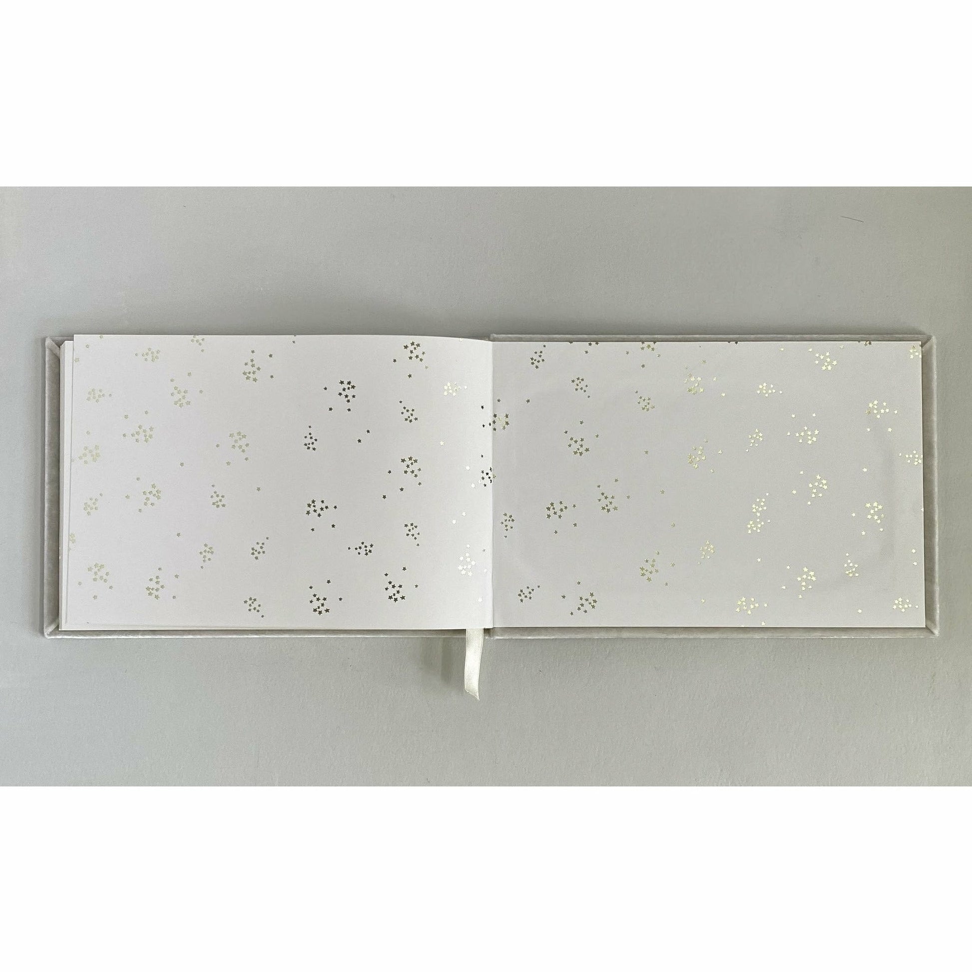 Baroque Frame Silk Velvet Guestbook by The First Snow - The First Snow