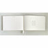 Crest with 1 Letter Silk Velvet Guestbook by The First Snow - The First Snow