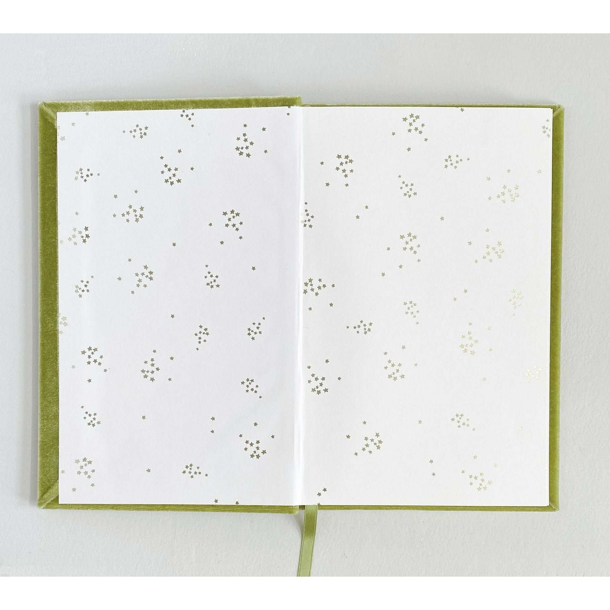 Rumi Quote Blessings Handmade SIlk Velvet-Covered Lined Notebook - The First Snow