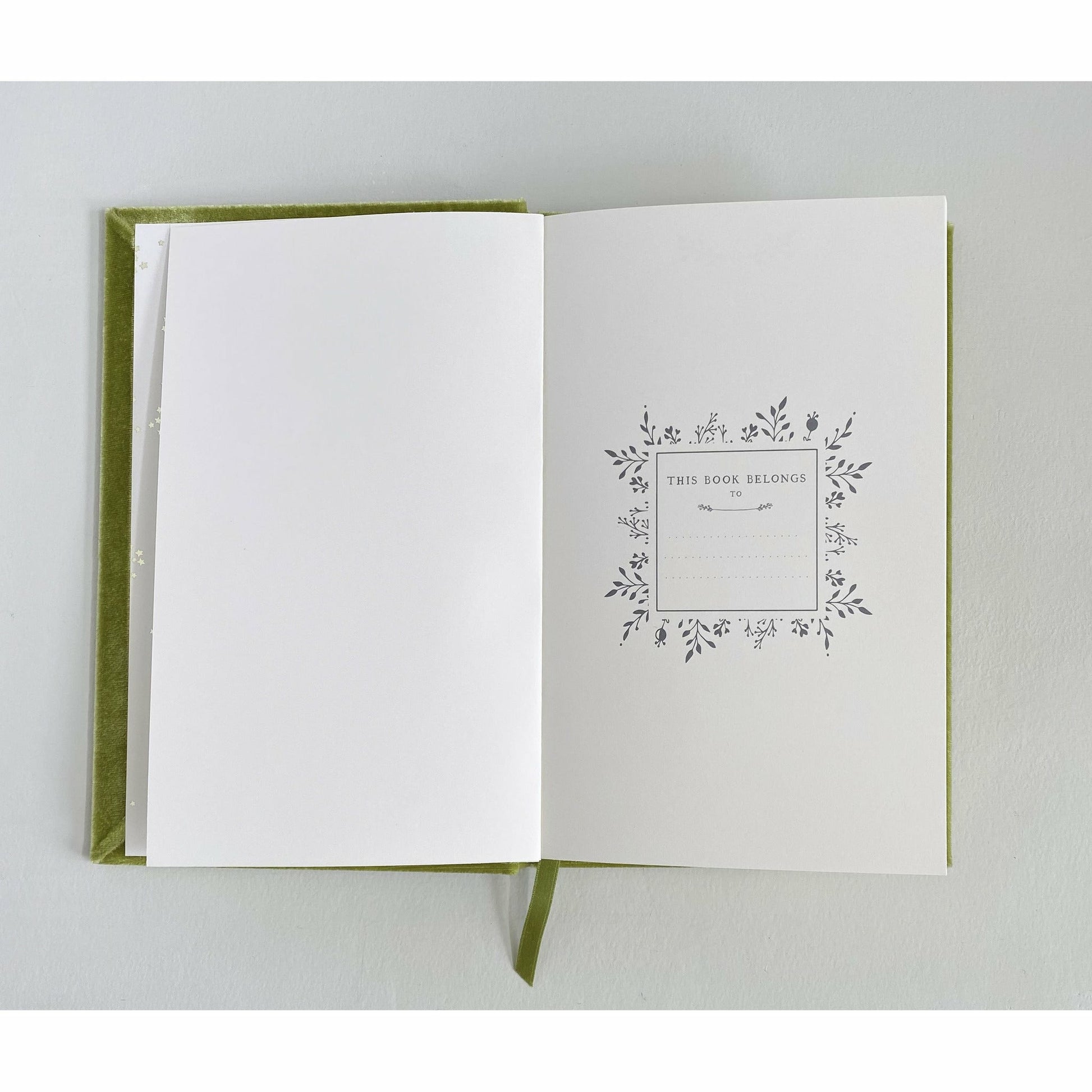 Cafe The Writer Silk Velvet Journal - The First Snow