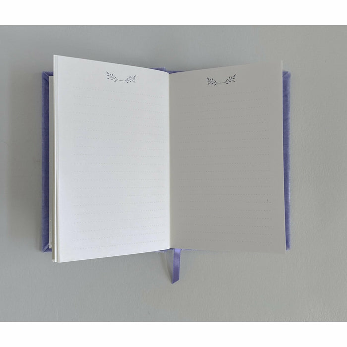 Rumi Quote Petite Soft Velvet-Covered Vows Book for Weddings with Ribbon Bookmark - The First Snow