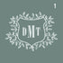 100 Page Velvet-Covered Guestbook with Custom Monogramming - The First Snow