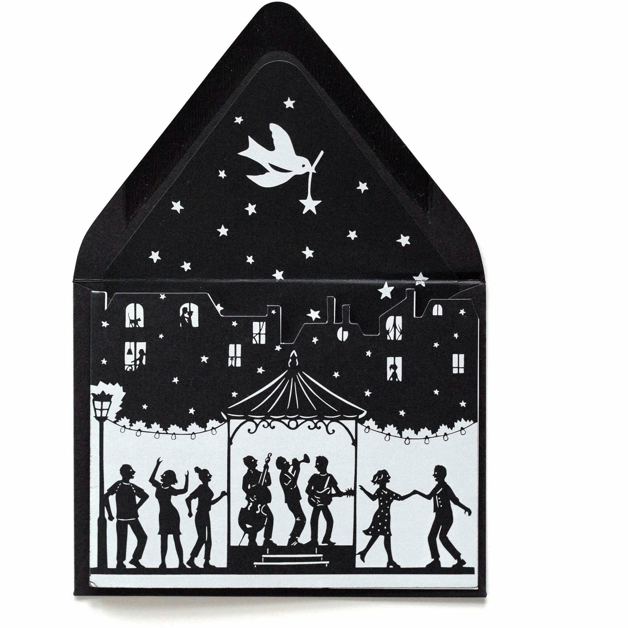 Dancing Under the Stars Card Die Cut - The First Snow