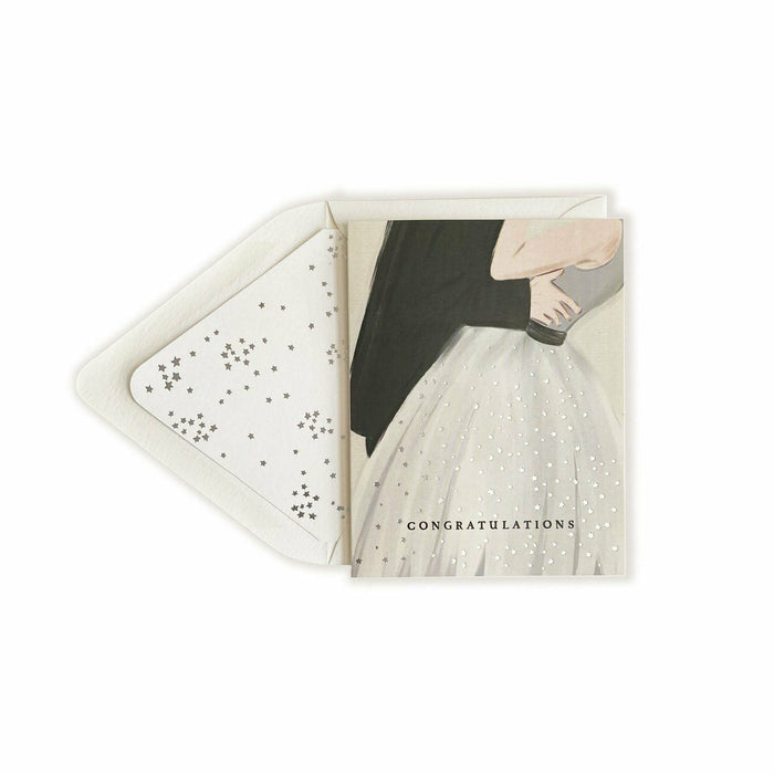 Congratulations Couple Card - The First Snow
