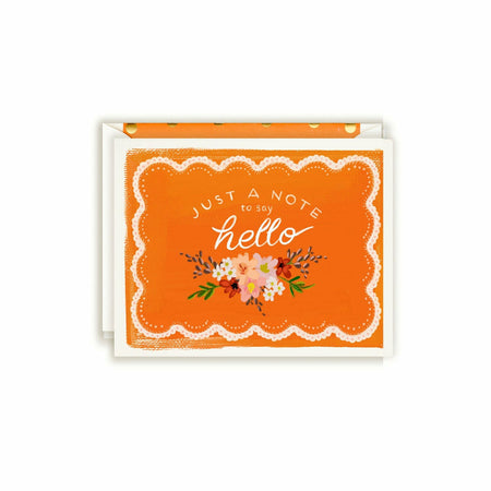 Just a Note to Say Hello Card - The First Snow