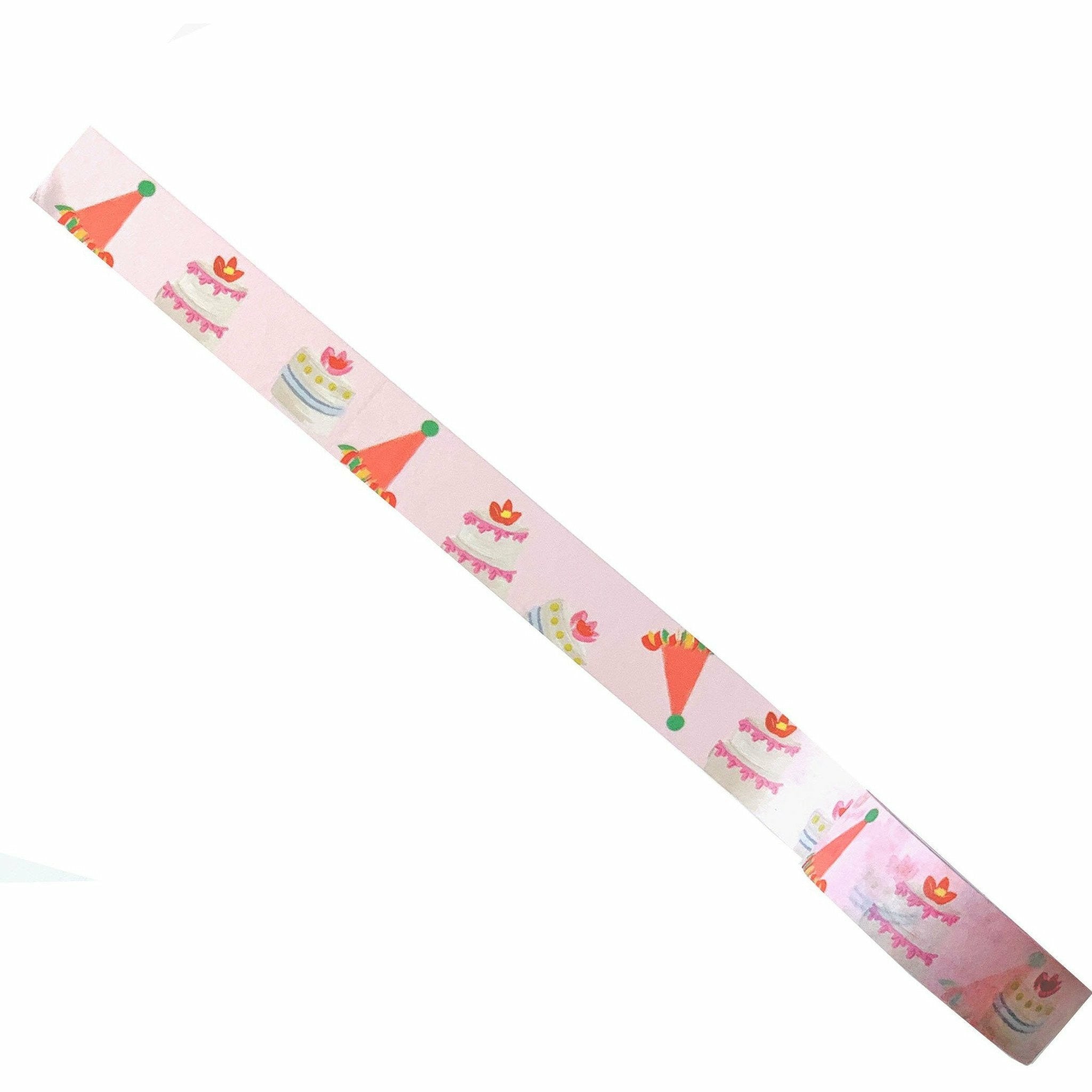 Birthday Hats Printed Graphic Washi Tape for Decorating Things - The First Snow