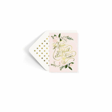 To Have and To Hold Wedding Card - The First Snow