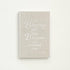 Rumi Quote Blessings Handmade SIlk Velvet-Covered Lined Notebook - The First Snow