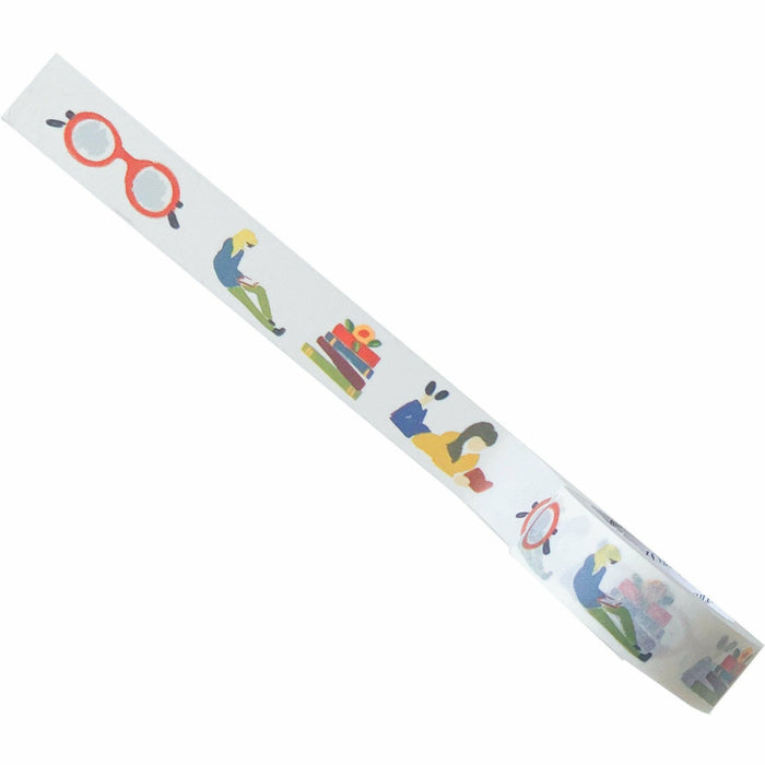 Book Lovers Washi Tape with Colorful Images of Books and Reading - The First Snow