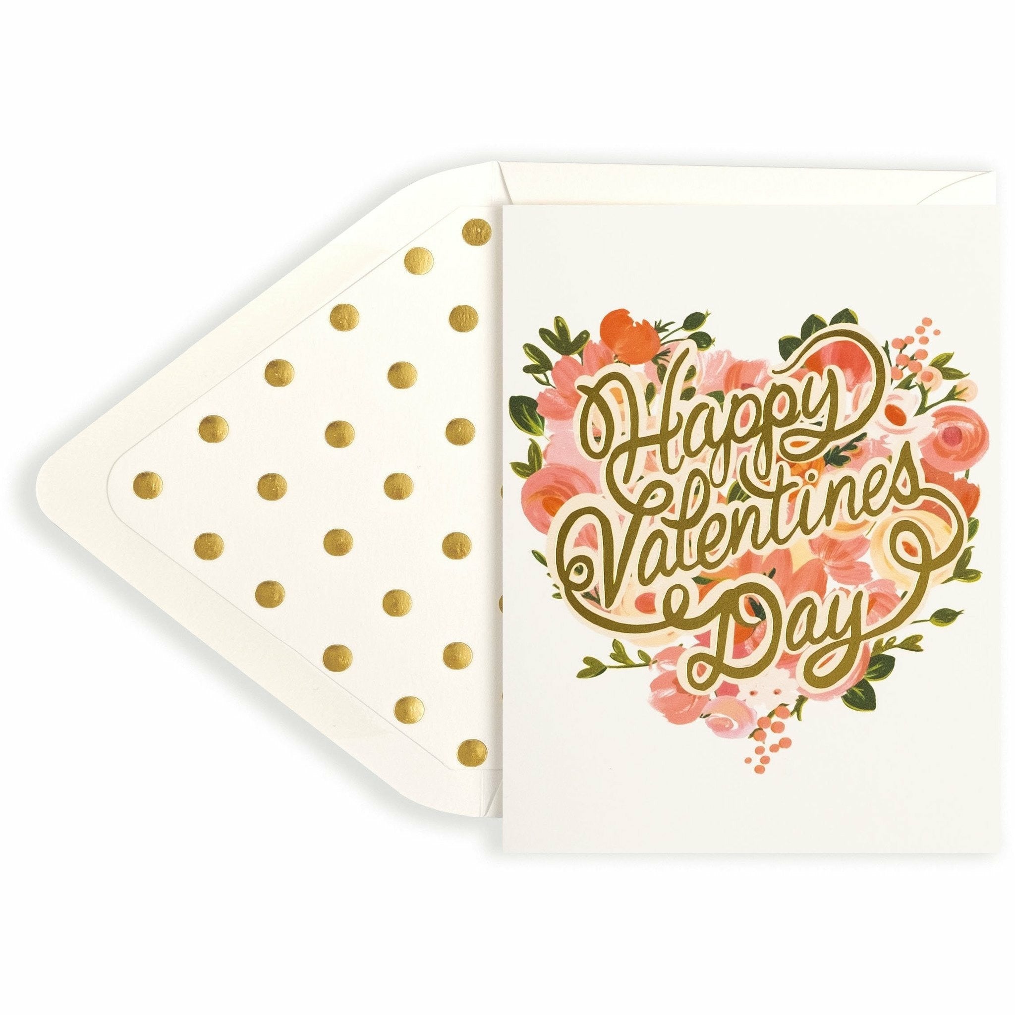Happy Valentine's Gold Heart - The First Snow
